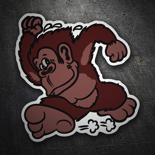 Autocollants: Donkey Kong rétro 1