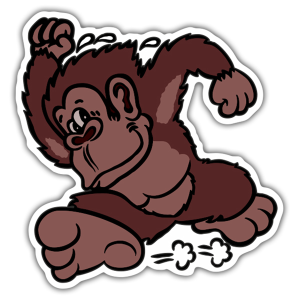 Autocollants: Donkey Kong rétro