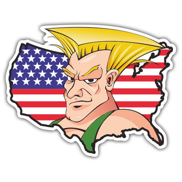 Autocollants: Guile