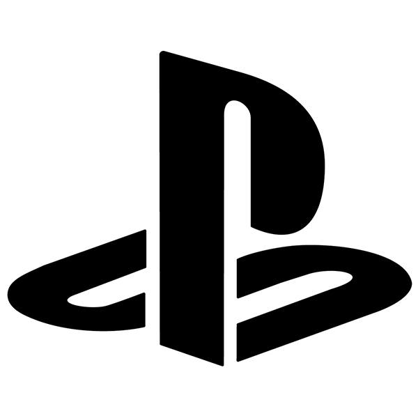 Autocollants: Play Station 1 Logo