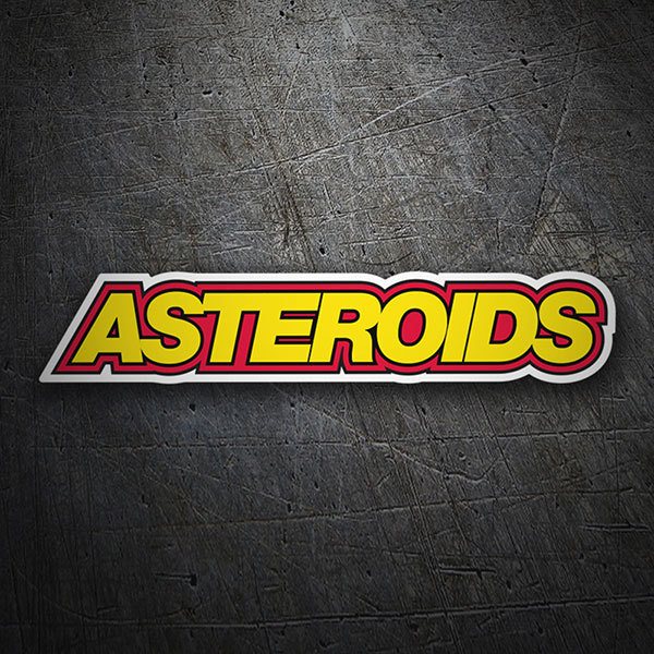 Autocollants: Asteroids Logo 1