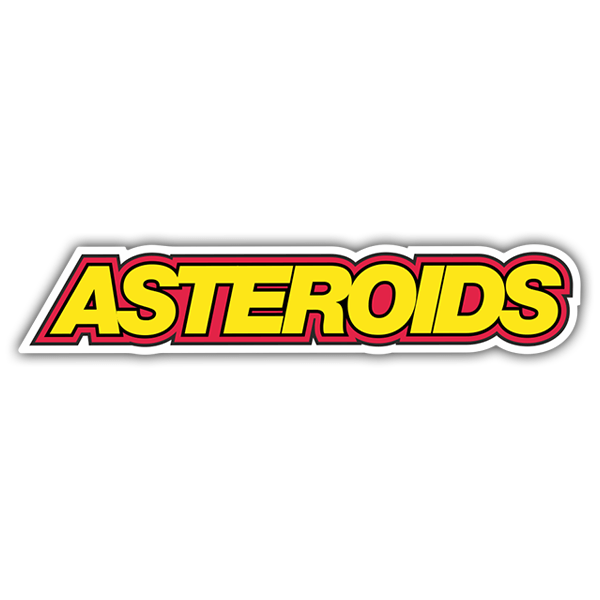 Autocollants: Asteroids Logo