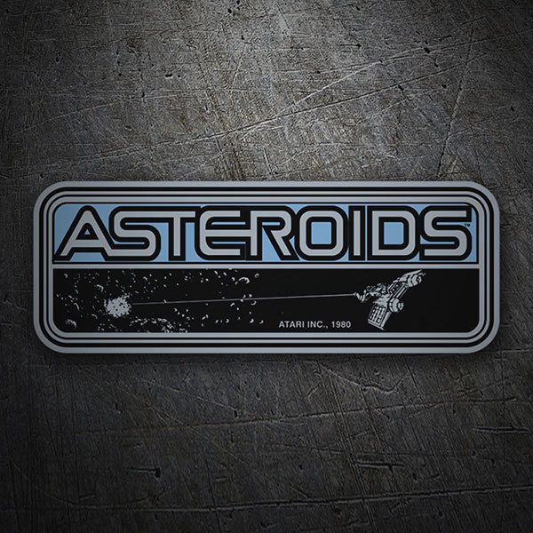 Autocollants: Asteroids 1980