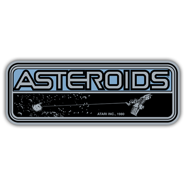 Autocollants: Asteroids 1980 0