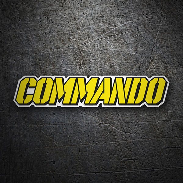 Autocollants: Commando Logo 1