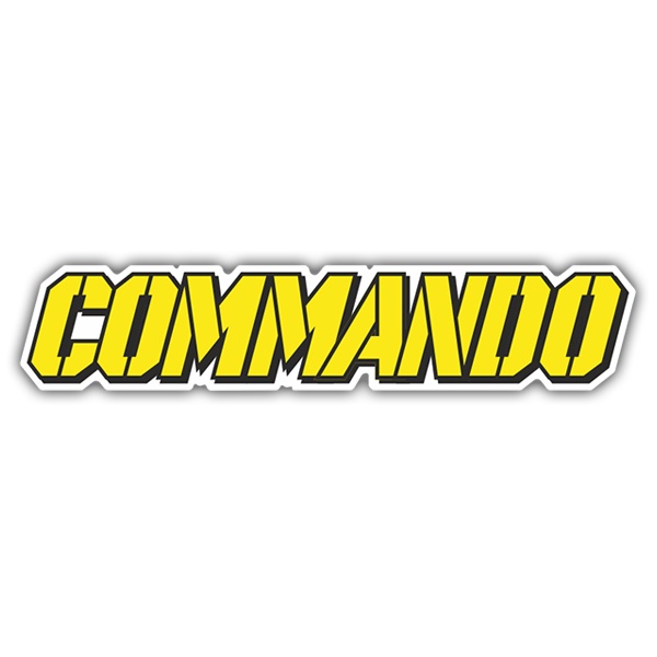 Autocollants: Commando Logo