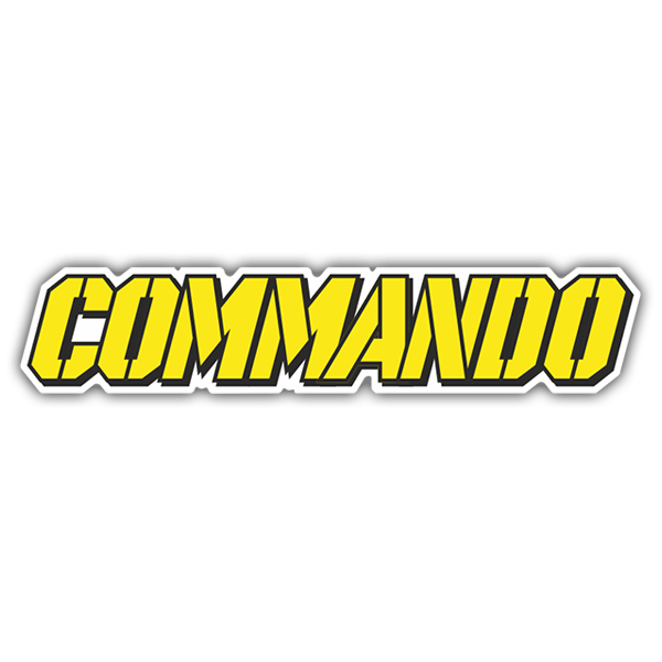 Autocollants: Commando Logo