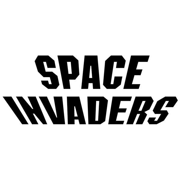 Autocollants: Space Invaders Logo