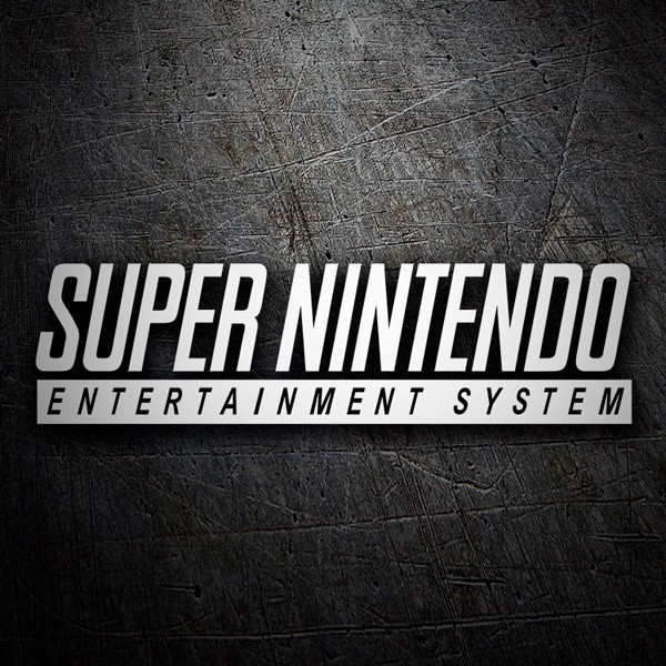 Autocollants: Super Nintendo Logo