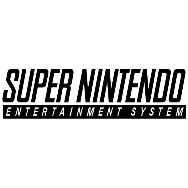 Autocollants: Super Nintendo Logo