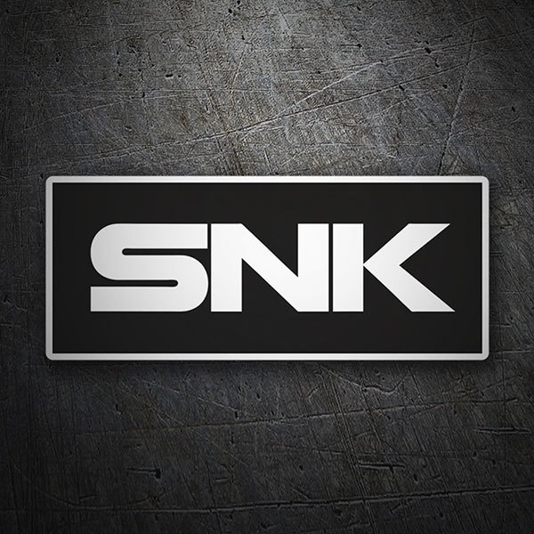 Autocollants: Logo SNK en Lettres Grandes et Stylis&eacute;es