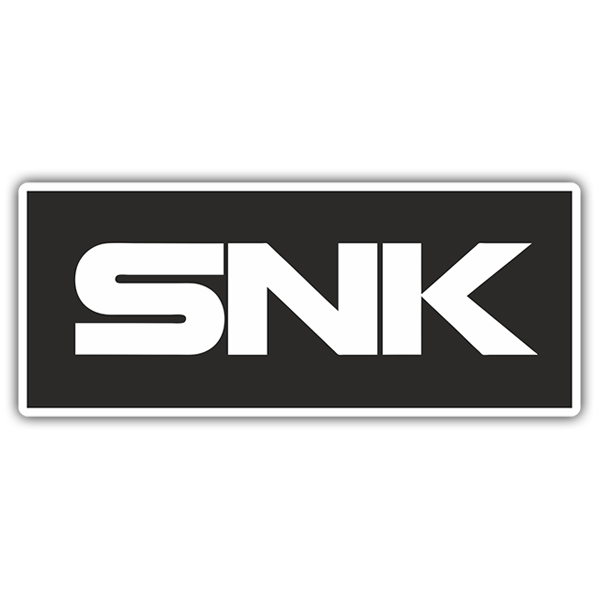 Autocollants: Logo SNK en Lettres Grandes et Stylis&eacute;es