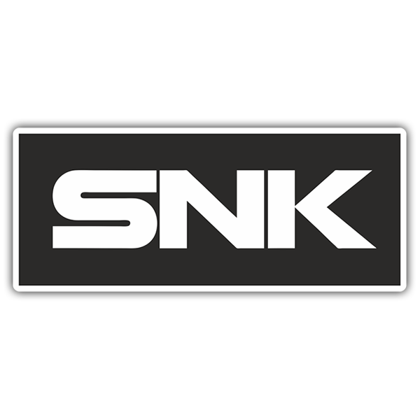 Autocollants: Logo SNK en Lettres Grandes et Stylis&eacute;es