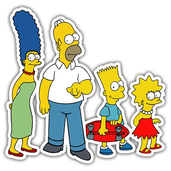 Autocollants: Simpsons