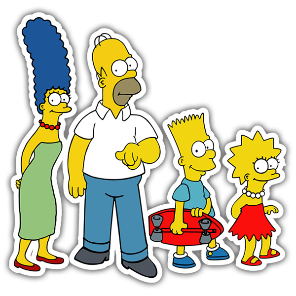 Autocollants: The Simpsons