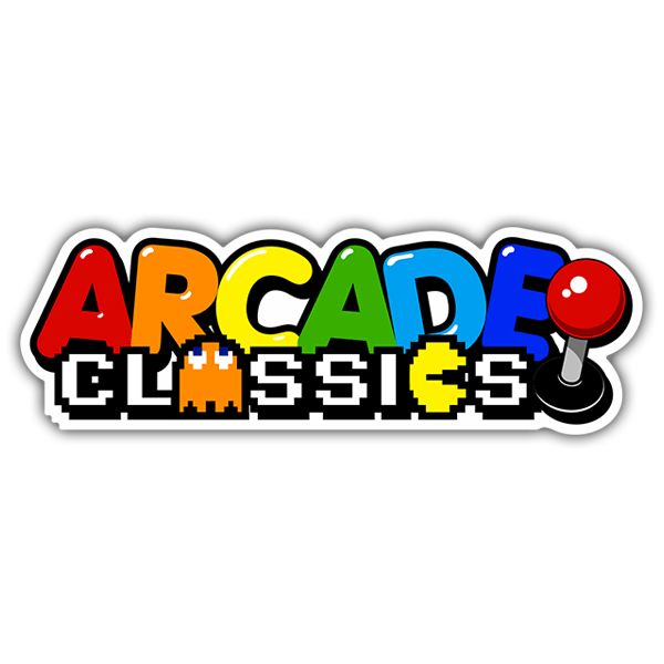 Autocollants: Arcade Classics Pacman 0