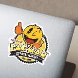 Autocollants: Pac-Man 25ème anniversaire 3