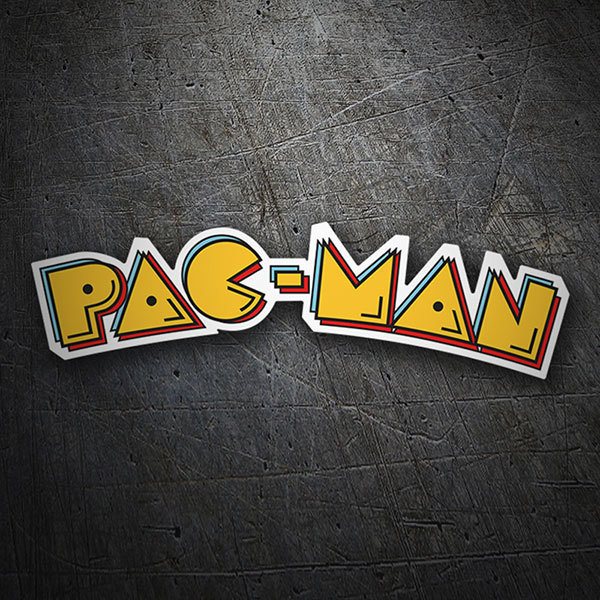 Autocollants: Pac-Man Logo