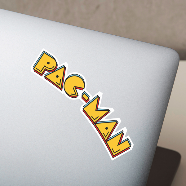 Autocollants: Logo Pac-Man