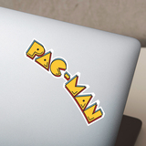 Autocollants: Pac-Man Logo 3