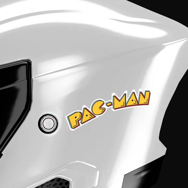 Autocollants: Pac-Man Logo