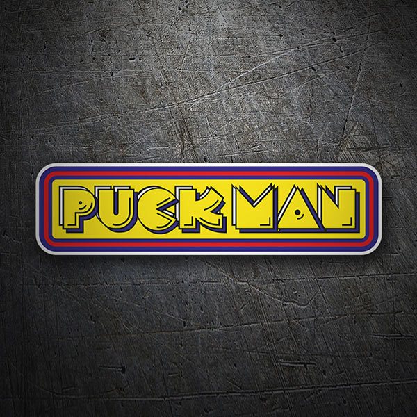 Autocollants: Puck-Man Logo