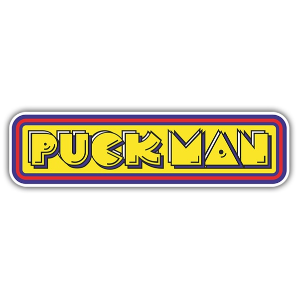 Autocollants: Puck-Man Logo