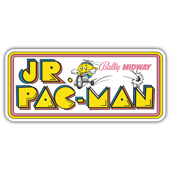 Autocollants: Jr. Pac-Man