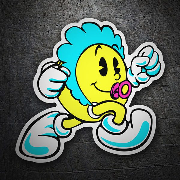 Autocollants: Baby Pac-Man