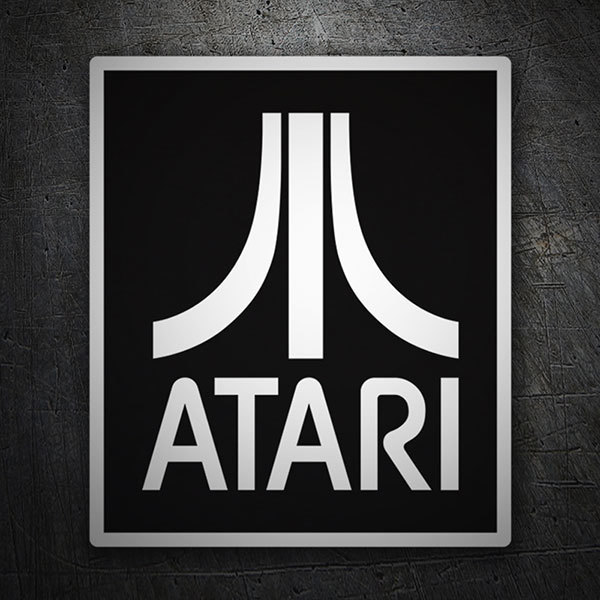 Autocollants: Atari Négatif
