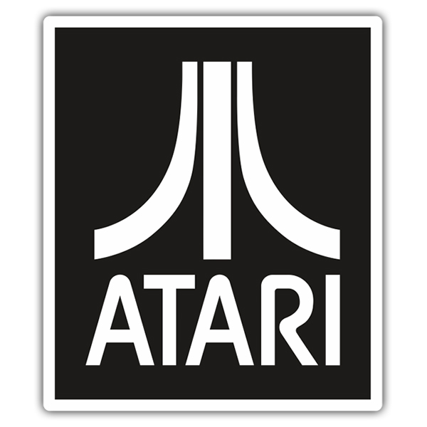 Autocollants: Atari Négatif