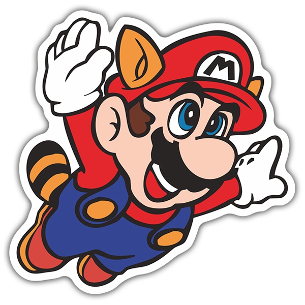 Autocollants: Super Mario Raton laveur