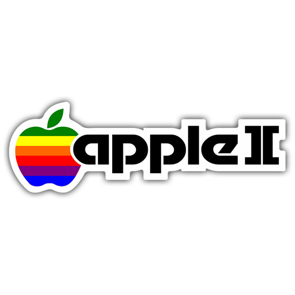 Autocollant Apple II