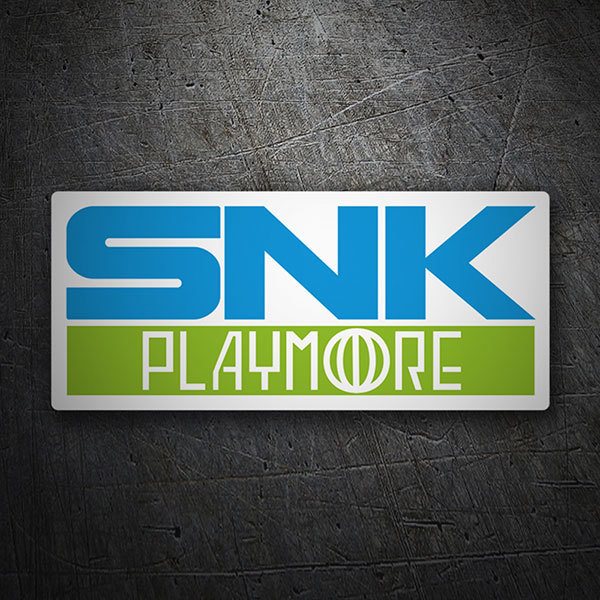 Autocollants: SNK Playmore en Texte Grand et Circulaire