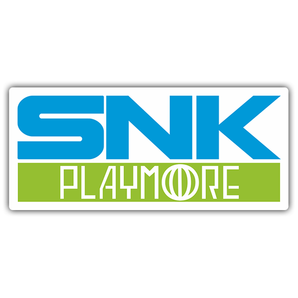 Autocollants: SNK Playmore en Texte Grand et Circulaire