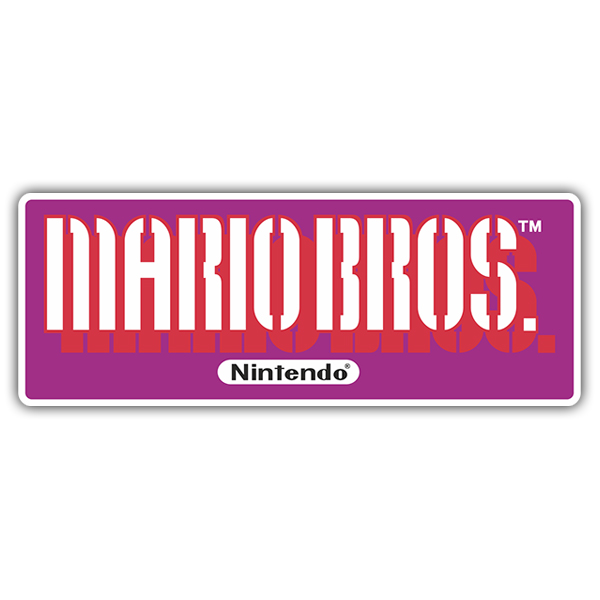 Autocollants: Super Mario Bros Nintendo