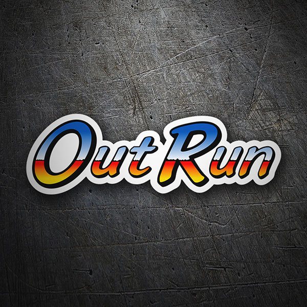 Autocollants: Out Run en Estilo Retro