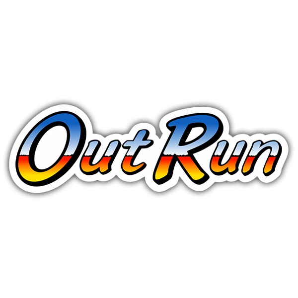 Autocollants: Out Run en Estilo Retro
