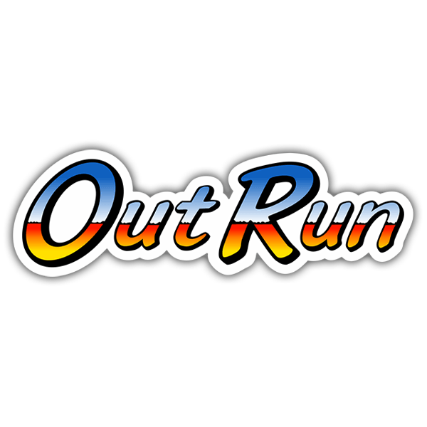 Autocollants: Out Run en Estilo Retro