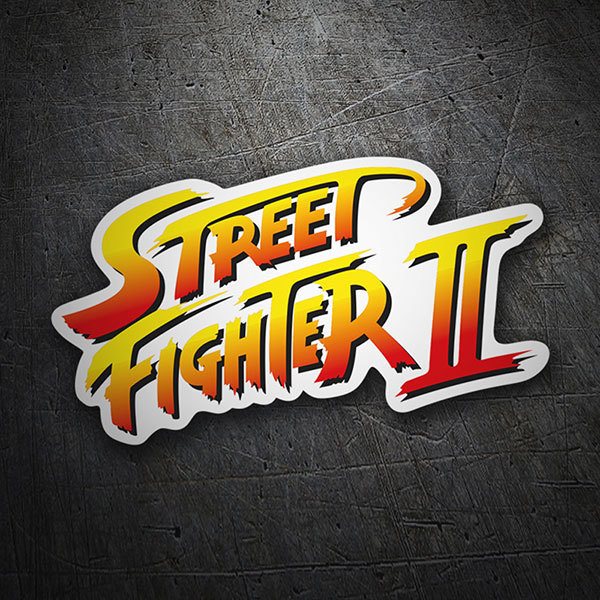 Autocollants: Street Fighter II Logo