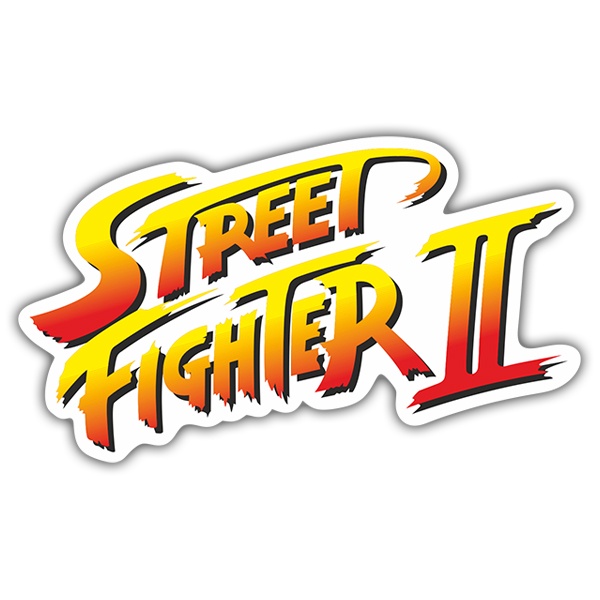 Autocollants: Street Fighter II Logo