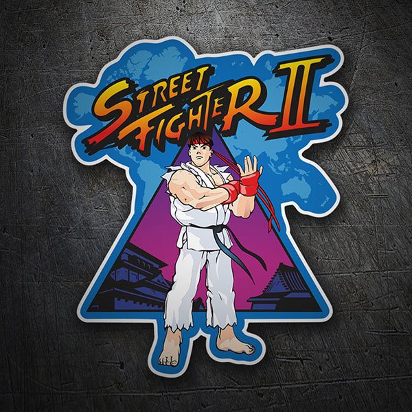 Autocollants: Ryu (Street Fighter II) 1
