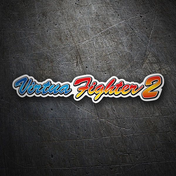 Autocollants: Virtua Fighter 2 en Design R&eacute;tro