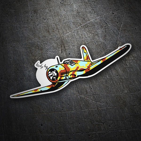 Autocollants: Atari Time Pilot avec Avion en Vol