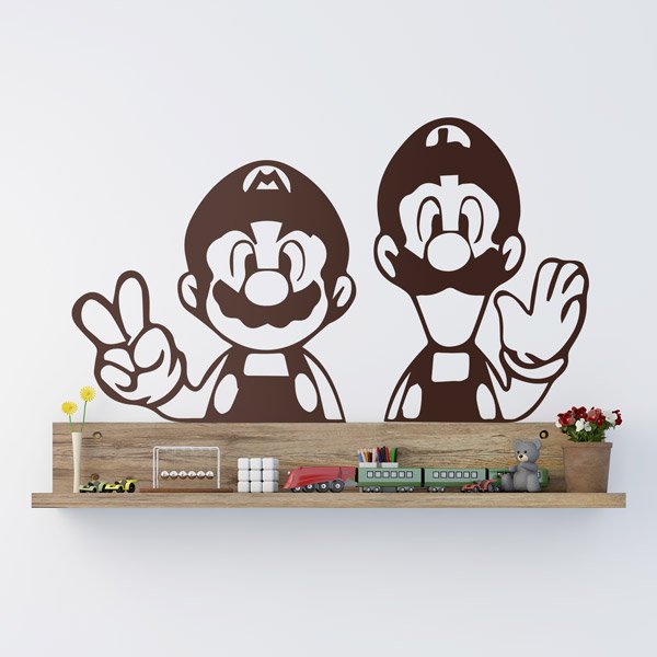 Stickers pour enfants: Mario et Luigi