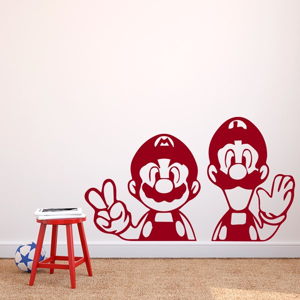Stickers pour enfants: Mario et Luigi