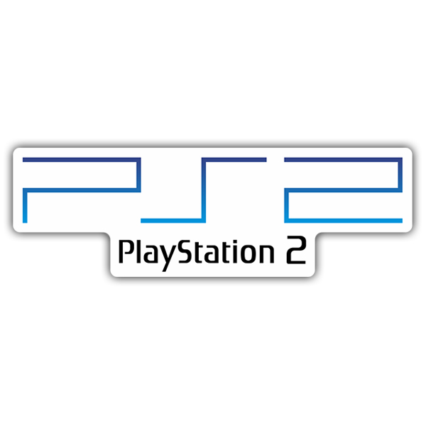 Autocollants: Play Station 2 Logo