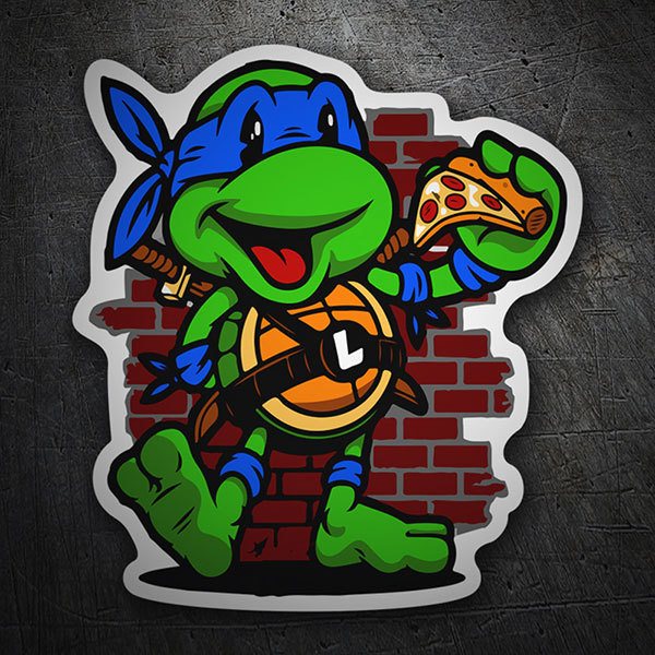 Autocollants: Leonardo - Tortugas Ninja