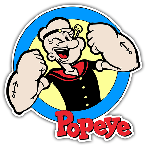 Autocollants: Popeye le marin
