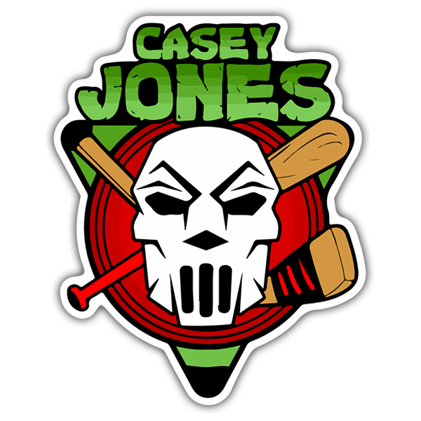 Autocollant Casey Jones
